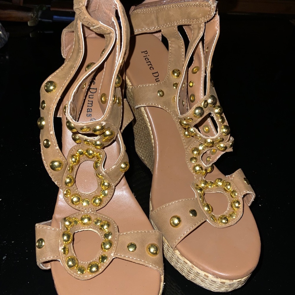 Pierre Dumas Wedges Size 7 m
